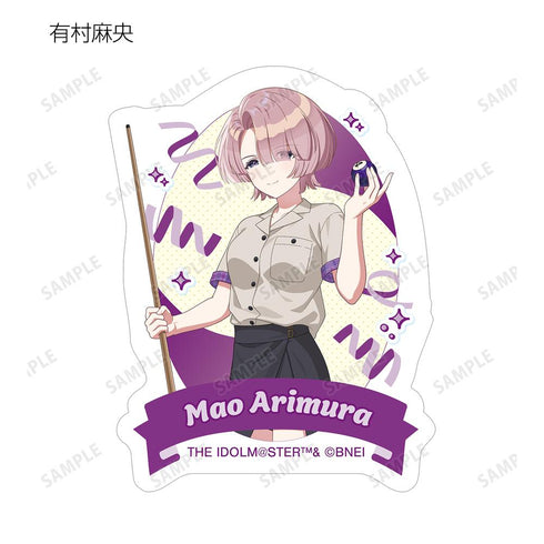 『学園アイドルマスター』描き下ろし ボウリングシャツver. トレーディングダイカットステッカー(単位/BOX)